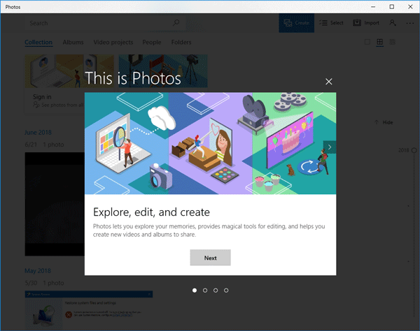 Windows 10 photo app not working iphone